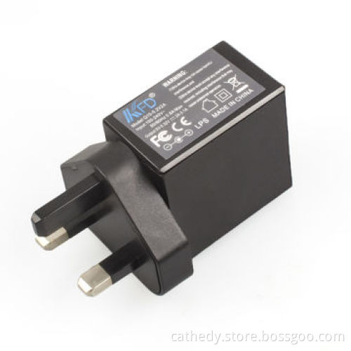 KFD universial Charger 5.35V 2A for mobile phone&tablet with UK/US/EU plugNew